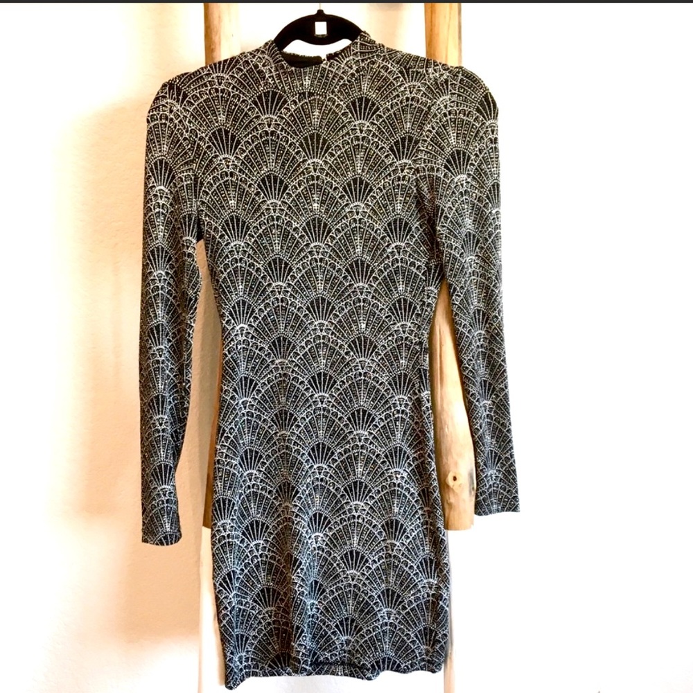 Divided by H&M Art Deco Glittery Sparkly Bodycon Dress